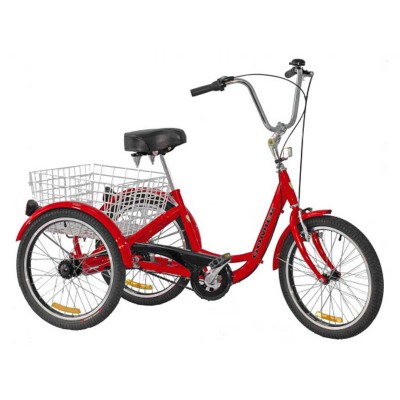 Gomier 2500 Series Coaster 24" Adult Tricycle - Red